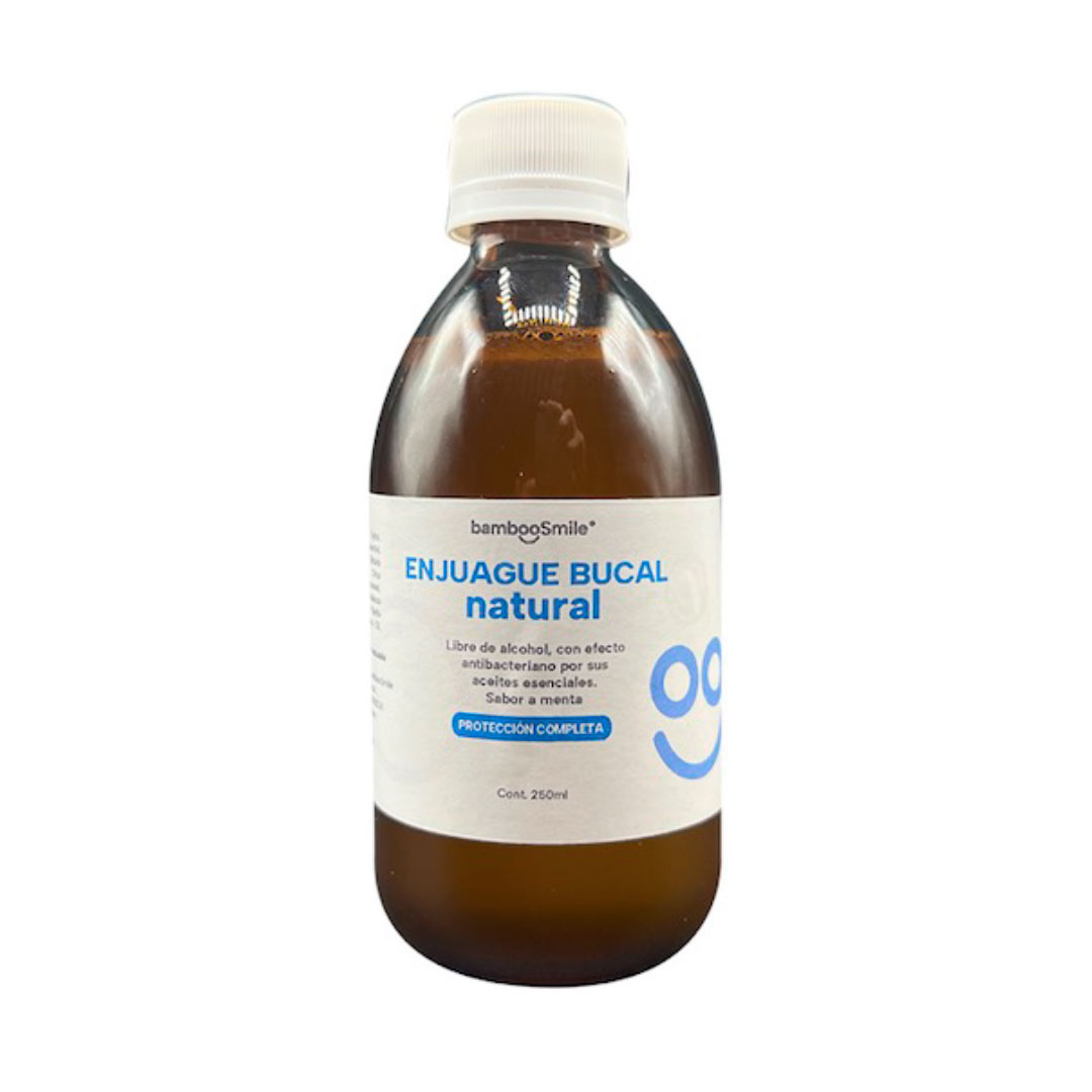 BambooSmile Enjuague Bucal Natural 250ml - Frescura y Cuidado Ecológico