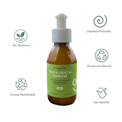 BambooSmile Pasta Dental Natural 125ml - Cuidado Bucal Ecológico y Vegano