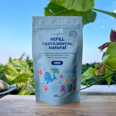 BambooSmile Refill Pasta Dental Natural 125ml - Recarga Ecológica y Sostenible