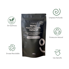 BambooSmile Refill Pasta Dental Natural 125ml - Recarga Ecológica y Sostenible